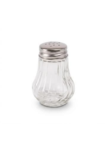 relaxdays 10x Salz- und Pfefferstreuer in Transparent/ Silber - 50 ml