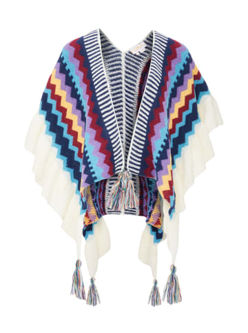 usha FESTIVAL Poncho in Lila Mehrfarbig