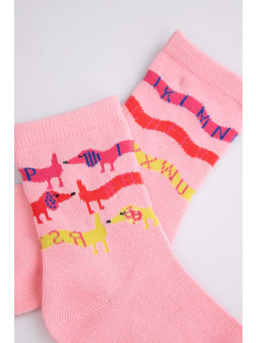 Coccodrillo Socken in gedämpftes Rosa