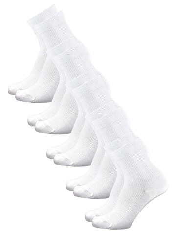 Rogo Socken Rippstruktur in weiß