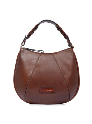 The Bridge Brigida Schultertasche Leder 41 cm in marrone