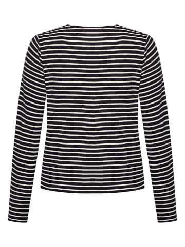 Zero  Sweatjacke mit Knopfleiste in Dark BlueCream