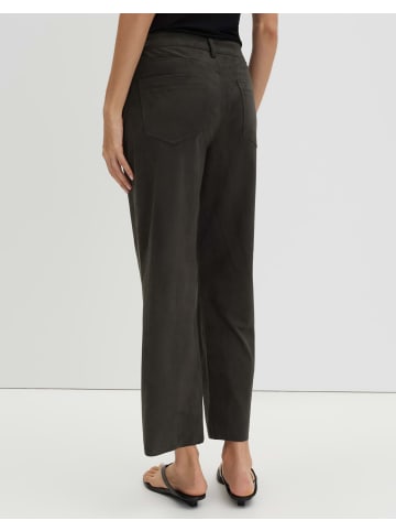 someday. Carile velours Hose mit geradem Beinverlauf in Midnight Olive