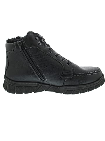 WALDLÄUFER H-Lino Schnürstiefel Schwarz