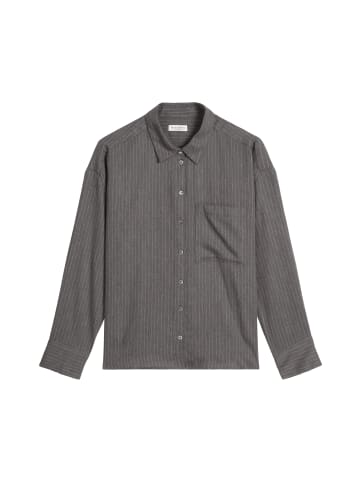 Marc O'Polo Nadelstreifenbluse oversize in multi/rocky grey melange
