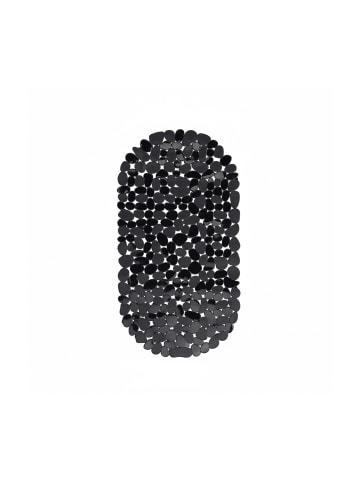 relaxdays Badewannenmatte in Schwarz - (B)36 x (T)68 cm