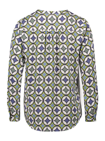 CARTOON Casual-Bluse mit Knöpfen in Blau/Grün