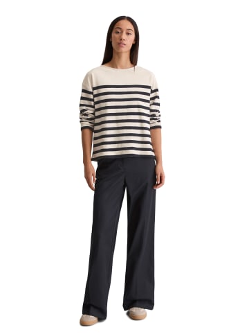 Marc O'Polo Gestreiftes Longsleeve relaxed in Dark Blue