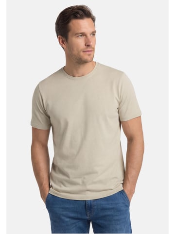 Redmond T-Shirt Basic in Beige / gelb