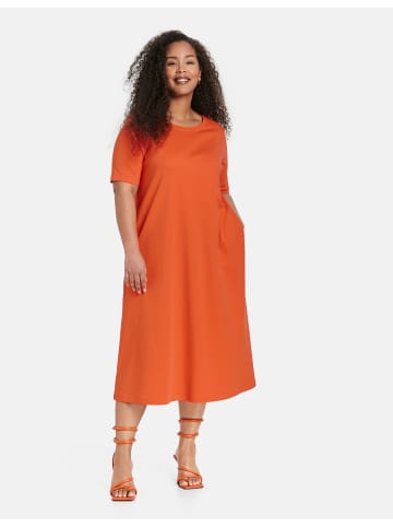 SAMOON Kleid Gewirke in Happy Orange