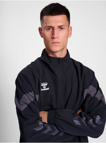 Hummel Reißverschluss Jacke Raglanärmel Hmltravel Herren in BLACK