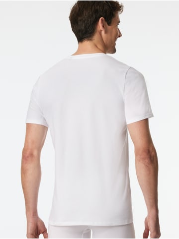 Schiesser T-Shirt Premium Cotton in Weiß