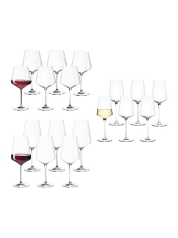 LEONARDO 18er Set Wein- und Sektgläser Puccini transparent in transparent