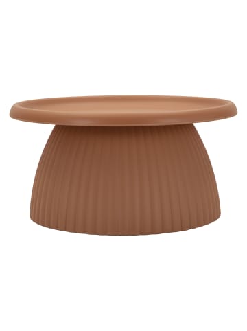 Mauro Ferretti Couchtisch aus ziegelrotem PP, Ø 70 x 35 cm