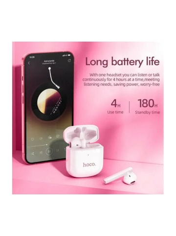 HOCO HOCO drahtloses Bluetooth-Headset TWS EW19 Plus delighted pink in Rosa