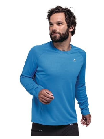 Schöffel T-Shirt "Longsleeve Style Blaueis MNS" in shift blue