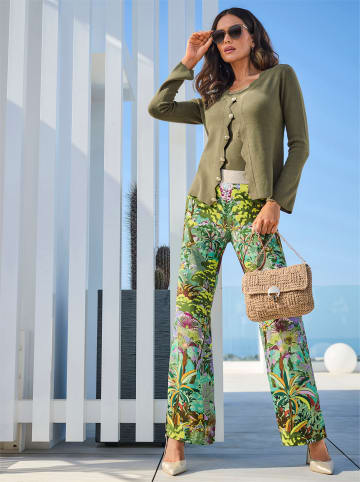 Heine Twin-Set in oliv