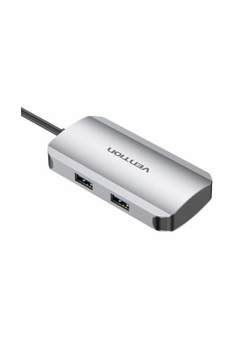 Wisam® USB-C auf USB-C Dockingstation - 3x USB3.0, PD 0,15m grau - USB-C, 3x USB3.0