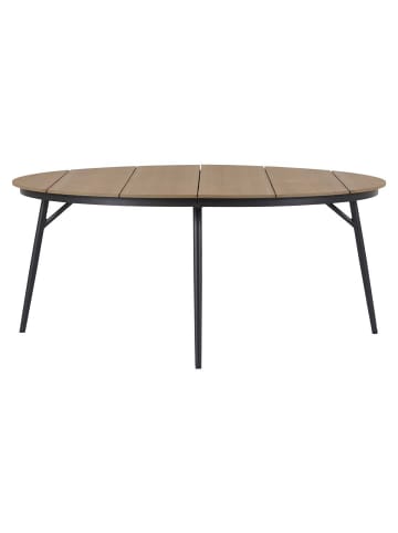 ebuy24 Gartentisch Dan Schwarz 178 x 178 cm