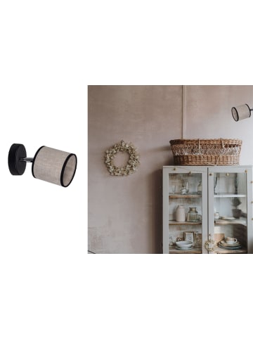 Licht-Erlebnisse Spot Strahler (B)16 x (H)16 cm in Schwarz Beige