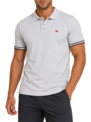 Geographical Norway Herren Regular Fit Poloshemd in Blended Grey