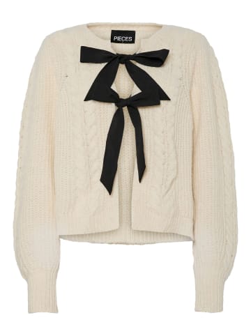 Pieces Strickjacke in Birch