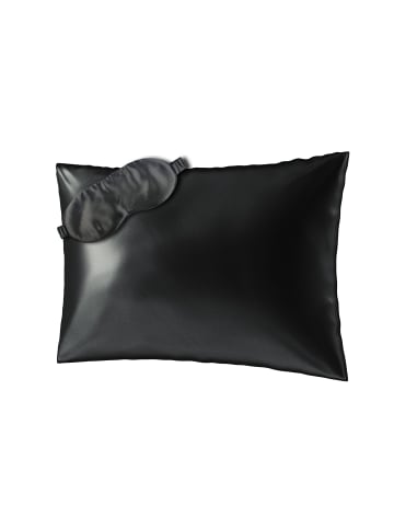 Ailoria BEAUTY SLEEP SET (70X50) seidenkissenbezug + maske in schwarz