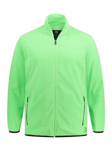 JP1880 Fleecejacke in neon grün