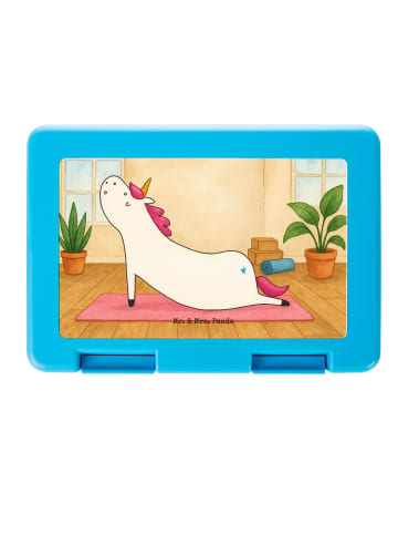 Mr. & Mrs. Panda Bentobox Einhorn Yoga Design ohne Spruch in Weiß