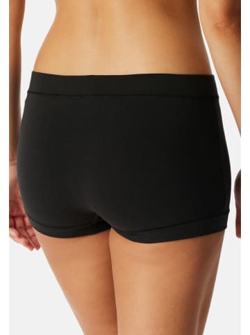 Schiesser Short Slip Unique Cotton in Schwarz