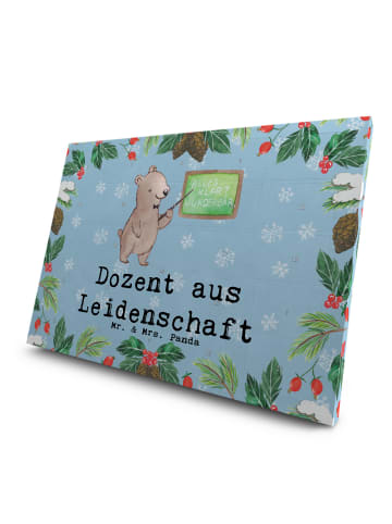 Mr. & Mrs. Panda Tee Adventskalender Dozent Leidenschaft mit Spruch in Eisblau