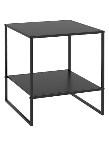 HOMCOM Beistelltisch in Schwarz 40L x 40B x 45H cm