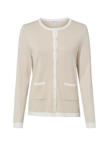 Marie Lund Strickjacke in beige - 0009