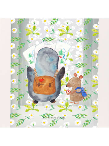 Mr. & Mrs. Panda Laterne Pinguin & Maus Wanderer ohne Spruch in Transparent