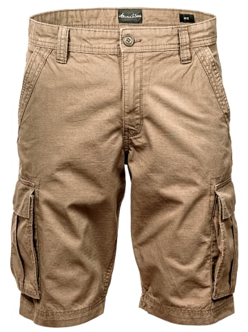 Amaci&Sons Cargoshorts SAUGET in Beige