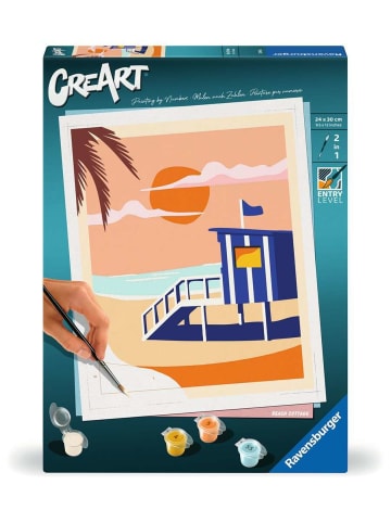 Ravensburger Malprodukte CreArt Adults Trend - Strandhaus CreArt Adults Trend Ab 12 Jahre in bunt