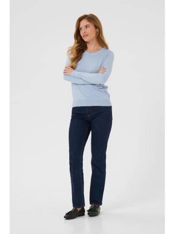 Kaffe Strickpullover KAlizza in Soft Chambray