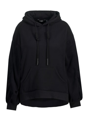 Ulla Popken Hoodie-Shirt in schwarz