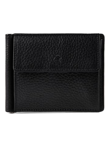 Esquire Texas Geldbörse RFID Schutz Leder 11 cm Geldscheinklammer black