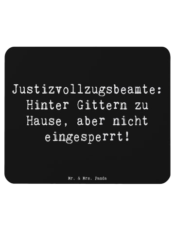 Mr. & Mrs. Panda Mauspad Spruch Justizvollzugsbeamte Freiheit mi... in Schwarz
