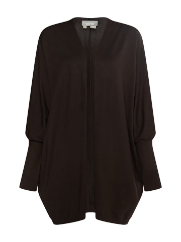 Usha Damen Strick Cardigan in Dunkelbraun
