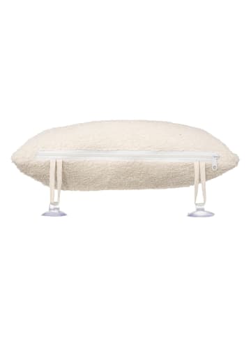5five Simply Smart Badewannenkissen, Baumwolle, mit Saugnäpfen in Beige, 33 x 22,5 x 11 cm