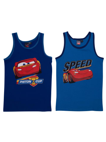 United Labels 2er Pack Disney Cars - Lightning McQueen Unterhemd in blau