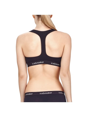 icebreaker Sport-BH Sprite Racerback in Schwarz