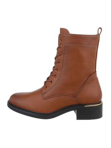 Ital-Design Stiefelette in Camel