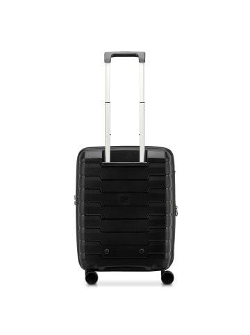 Roncato Skyline 2.0 4 Rollen Kabinentrolley 55 cm mit Dehnfalte in nero