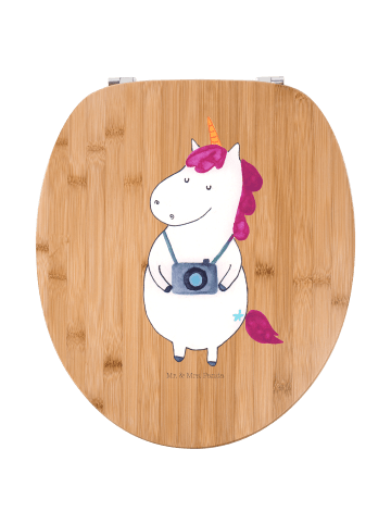 Mr. & Mrs. Panda WC Brille Einhorn Fotograf ohne Spruch in Braun