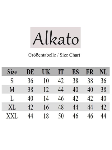 Alkato Alkato Damen Sport Shorts mit Hohem Bund in braun