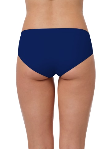 Yenita® Hüftslip 3er Set, Seamless, Mikrofaser in marine