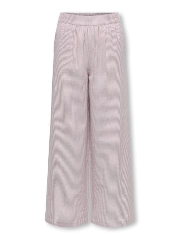 KIDS ONLY Sommerhose KOGSMILLA LIFE STRIPE PANT in rose brown